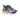 Skechers boys' black and silver lace-up trainer