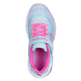 Skechers Girls Trainer S lights-Eternal Heart Lights Light Blue/Multi