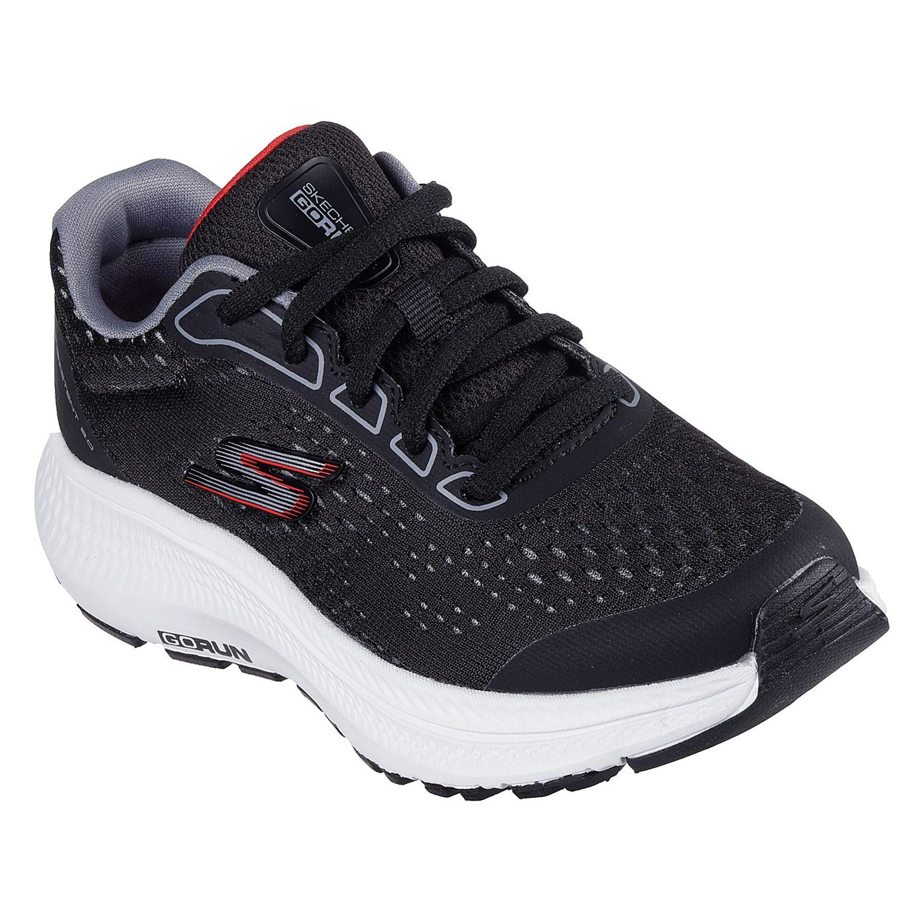 Skechers Boys Trainer Go Run Consistent 2.0 Mile Marker Black/Charcoal