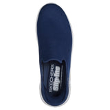 Skechers men's navy mesh slip-on trainer