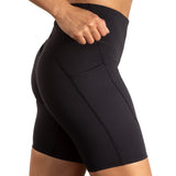 Brooks Womens Shorts Spark 8” Tight Black
