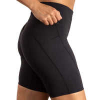 Brooks Womens Shorts Spark 8” Tight Black