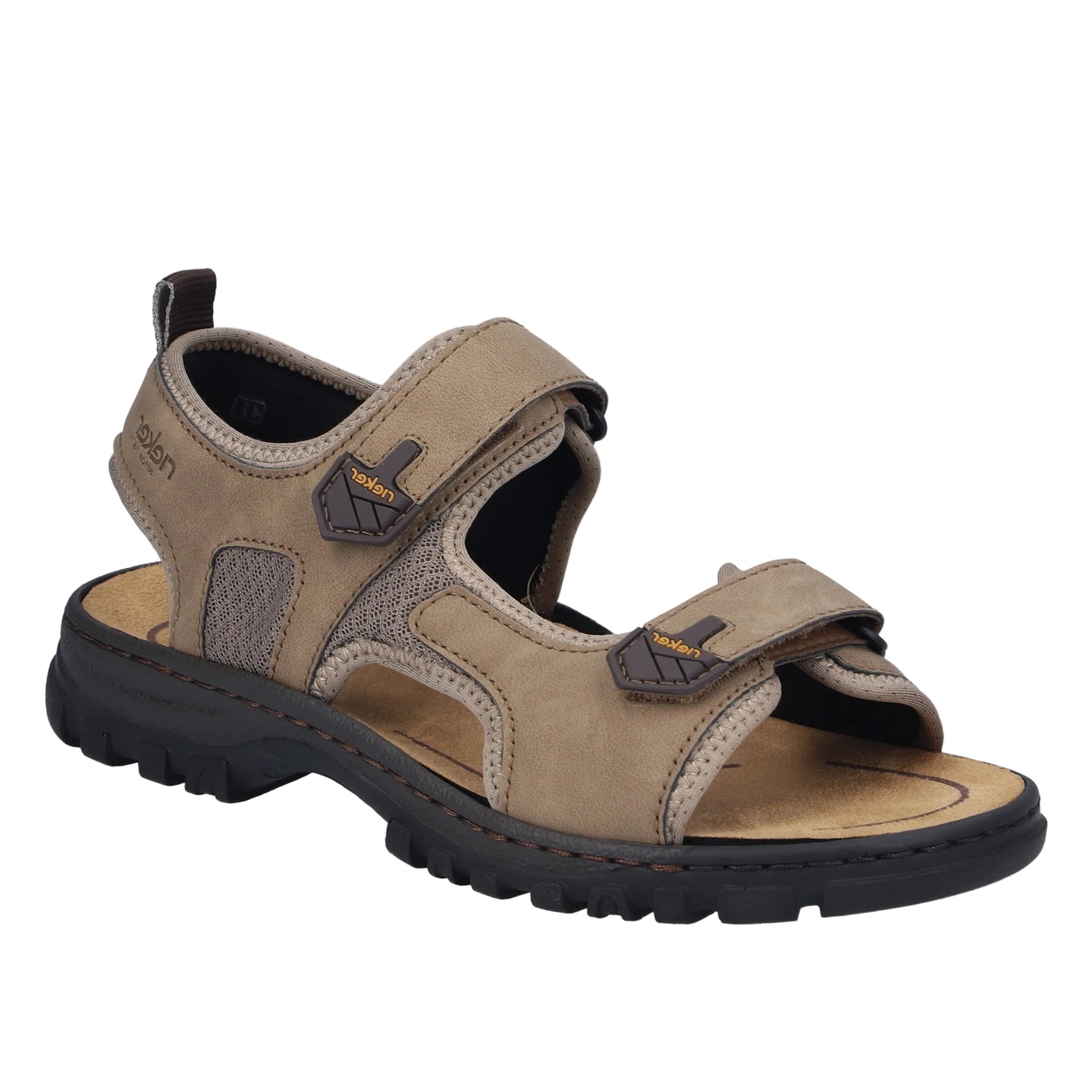 Rieker Mens Sandal 25055-64 Stone