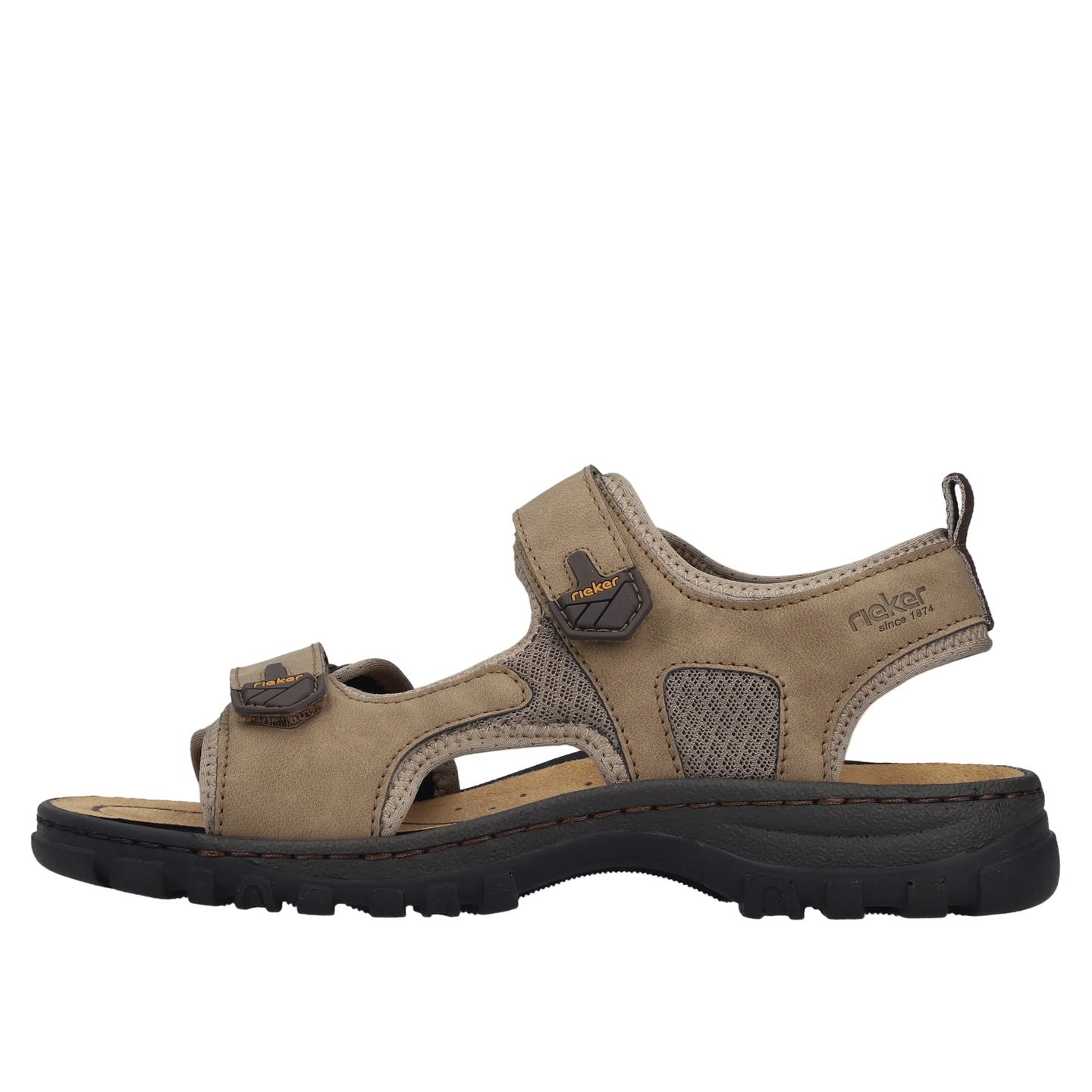 Rieker Mens Sandal 25055-64 Stone