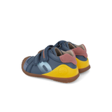 Biomecanics boys' petrol leather shoe with velcro