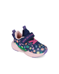 Agatha Ruiz girls' pink lace-up trainer