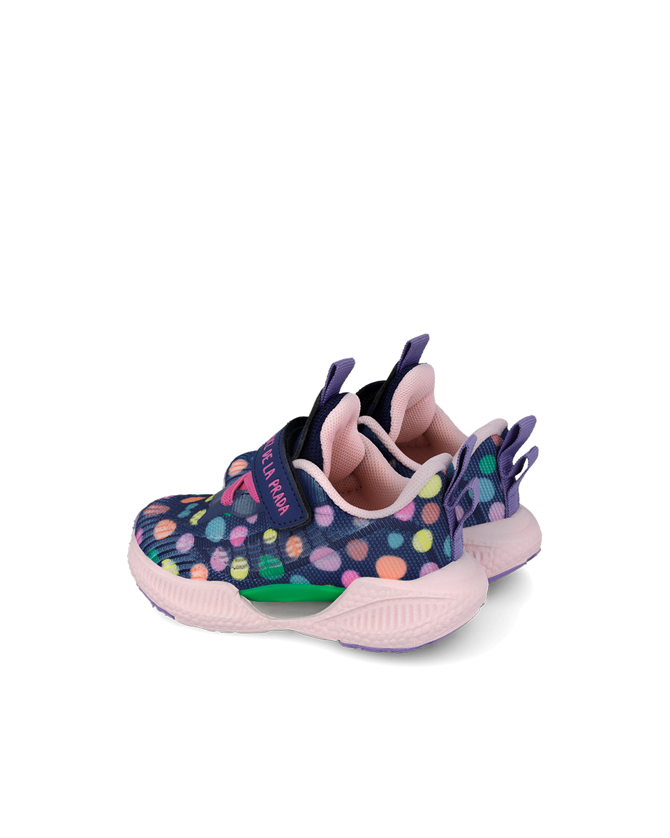 Agatha Ruiz girls' pink lace-up trainer