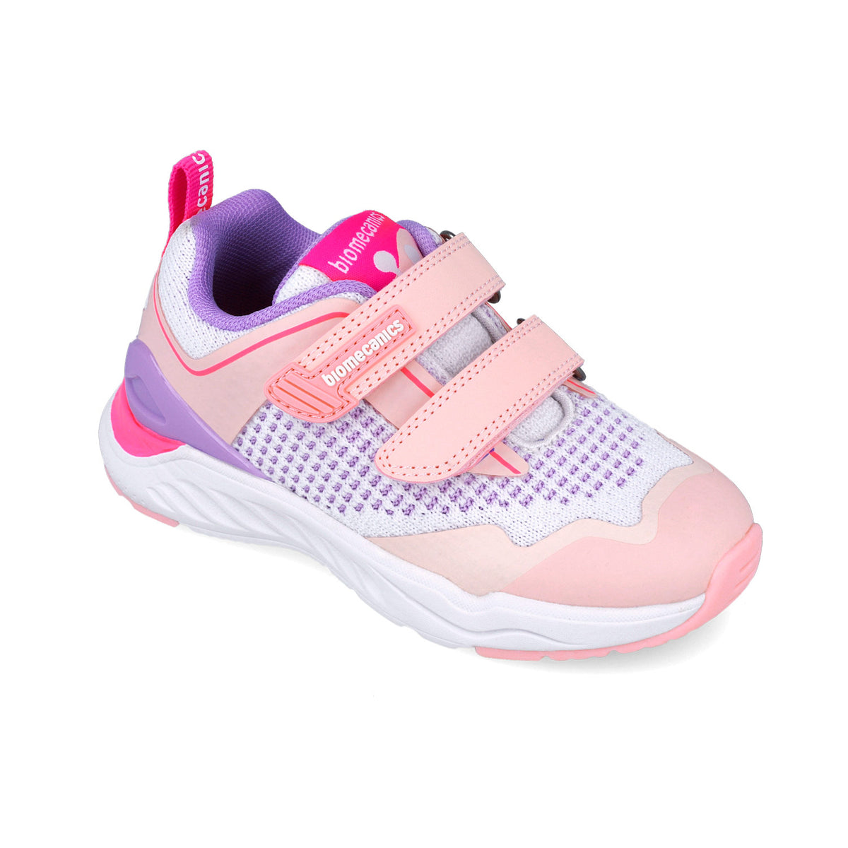 Bambas Biomecanics Biomecanics Blanco Y Rosa Zapatillas Niña
