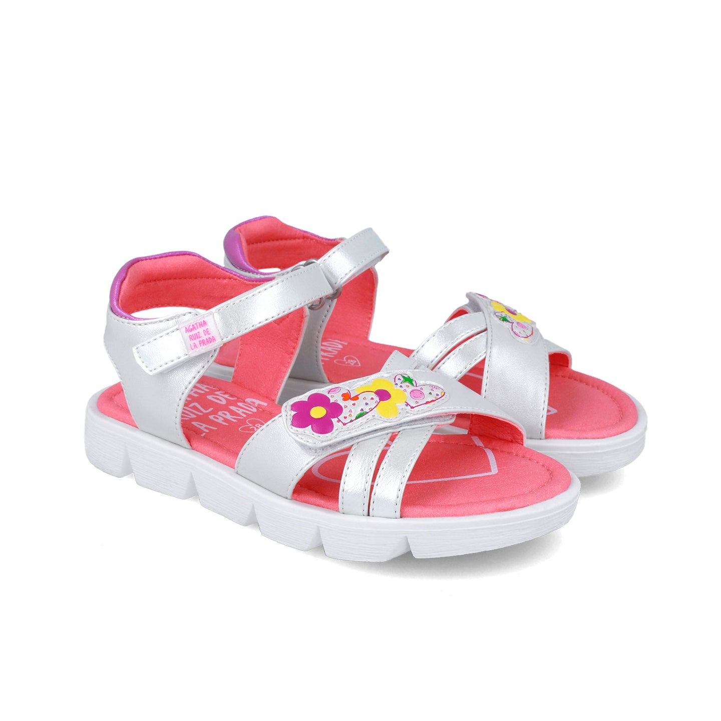 Agatha Ruiz Girls Sandal 252970-B Plata