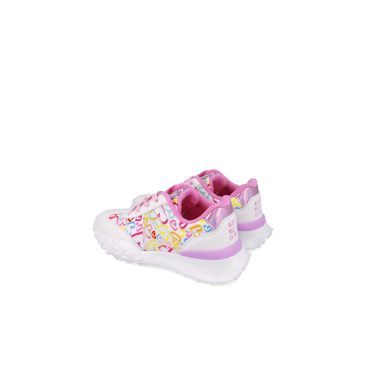 Agatha Ruiz Girls Trainer 252985-B Blanco