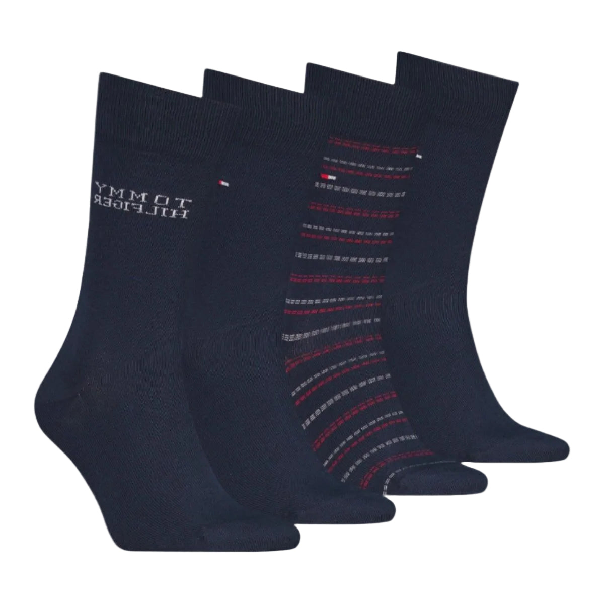Tommy Hilfiger Mens 4 Pack Socks Set Navy