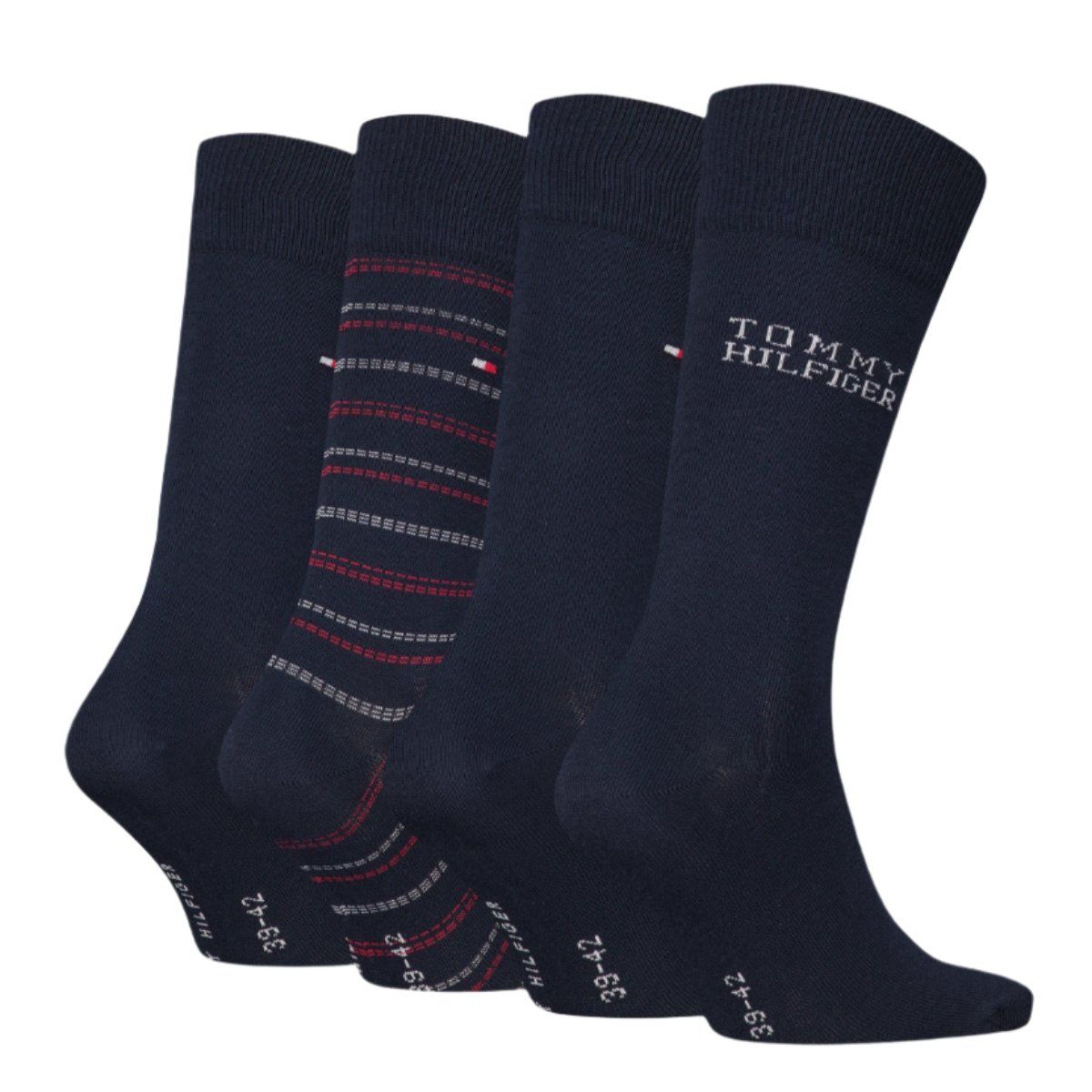 Tommy Hilfiger Mens 4 Pack Socks Set Navy