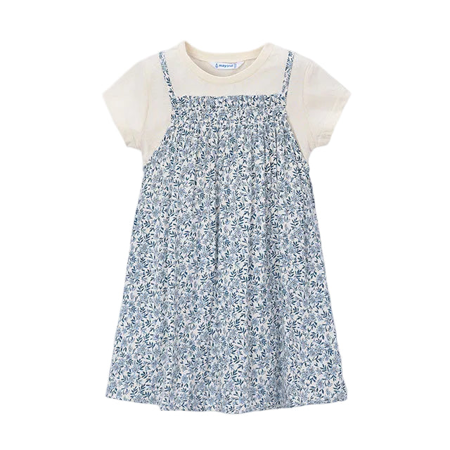 Mayoral girls' blue dress