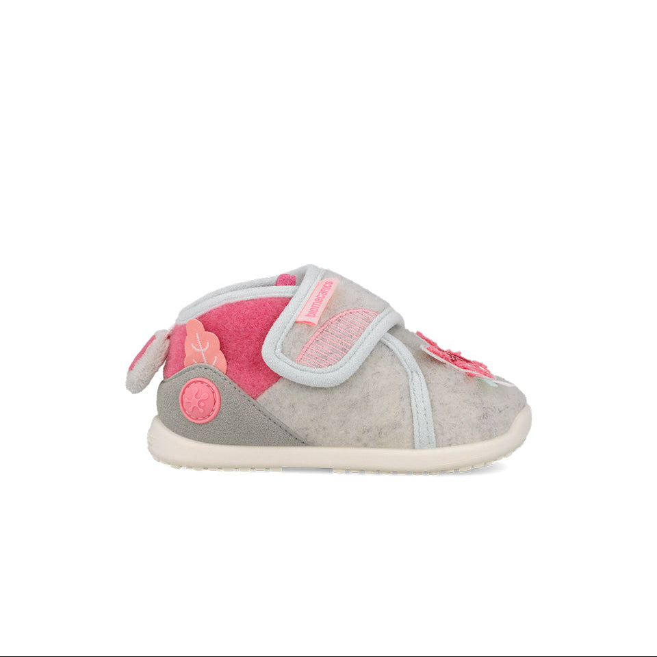 Biomecanics Girls Slipper 261187-B Grey