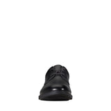 Clarks Boys School Shoe Scala Loop Y Black Leather - Donaghys