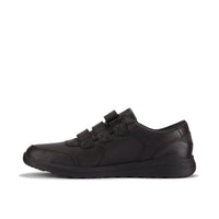 Clarks Boys School Shoe Daze Step 2 Y Black Leather