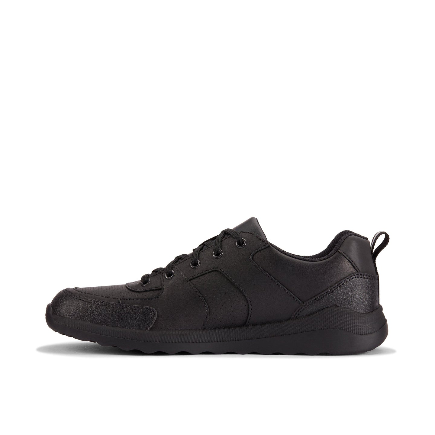 Clarks Boys Shoe Daze Loop 2 Y. Black Leather