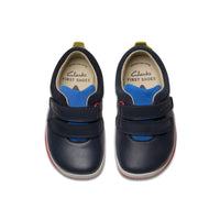 Clarks Boys Shoe Noodle Fun T Navy/Red