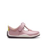 Clarks Girls Shoe Noodle Bright T Dusty Pink Patent