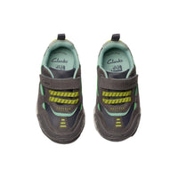 Clarks Boys Trainer Steggy2 Park T Grey/Green