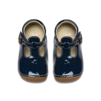 Clarks Girls Pre Walker Tiny Skip T. Navy Patent