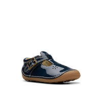 Clarks Girls Pre Walker Tiny Skip T. Navy Patent