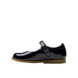 Clarks Girls Shoe Drew Tap T Black Patent