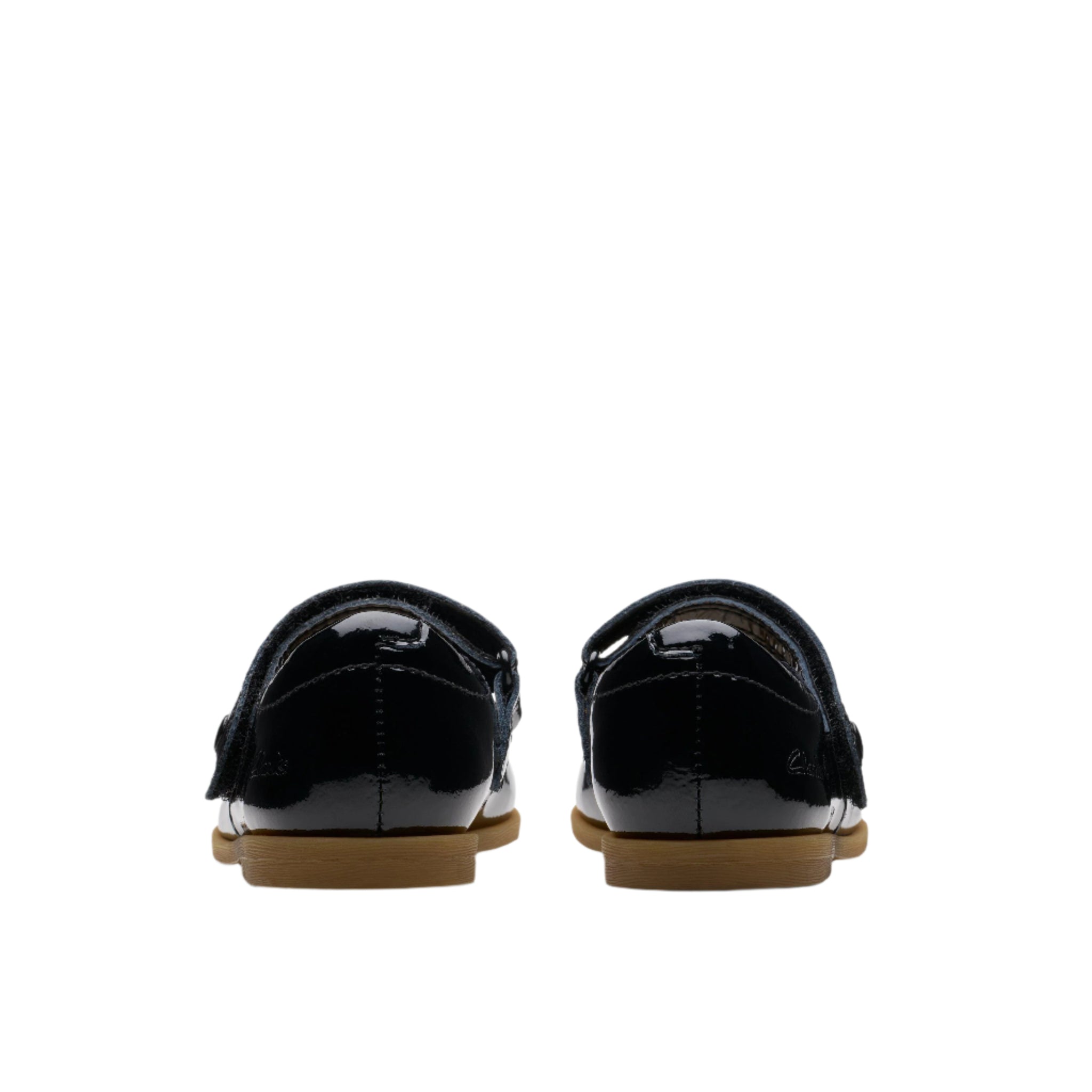 Clarks Girls Shoe Drew Tap T Black Patent