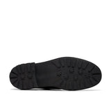 Clarks girls' black patent lace-up school shoe