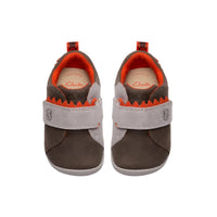 Clarks Kids Shoe Roamer Rex T Grey Combi Leather