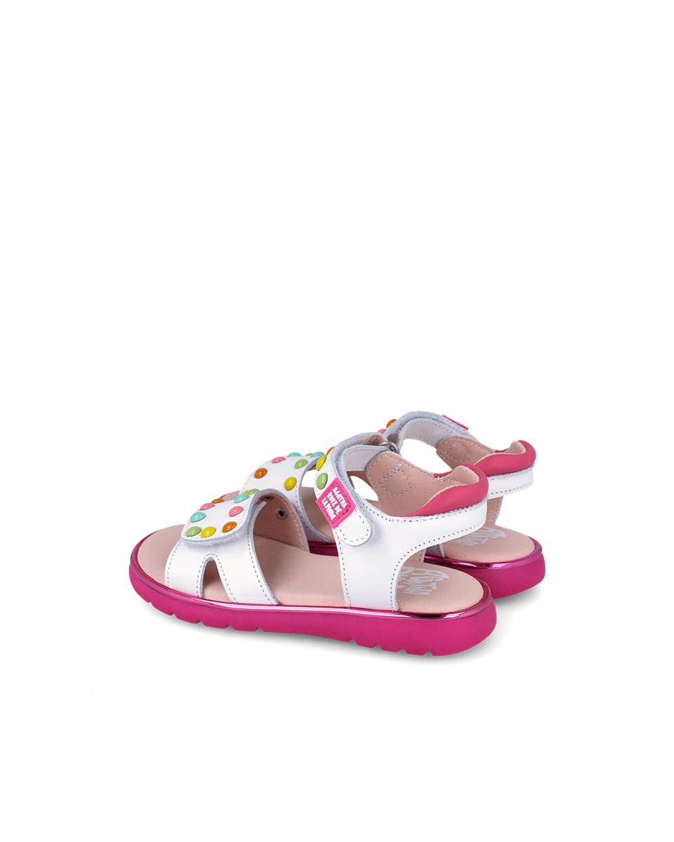 Agatha Ruiz Girls Sandal 262963 Blanco
