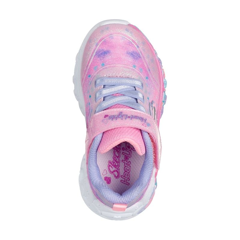 Skechers Girls Trainer S-Lights Eternal Heart Lights Light Pink