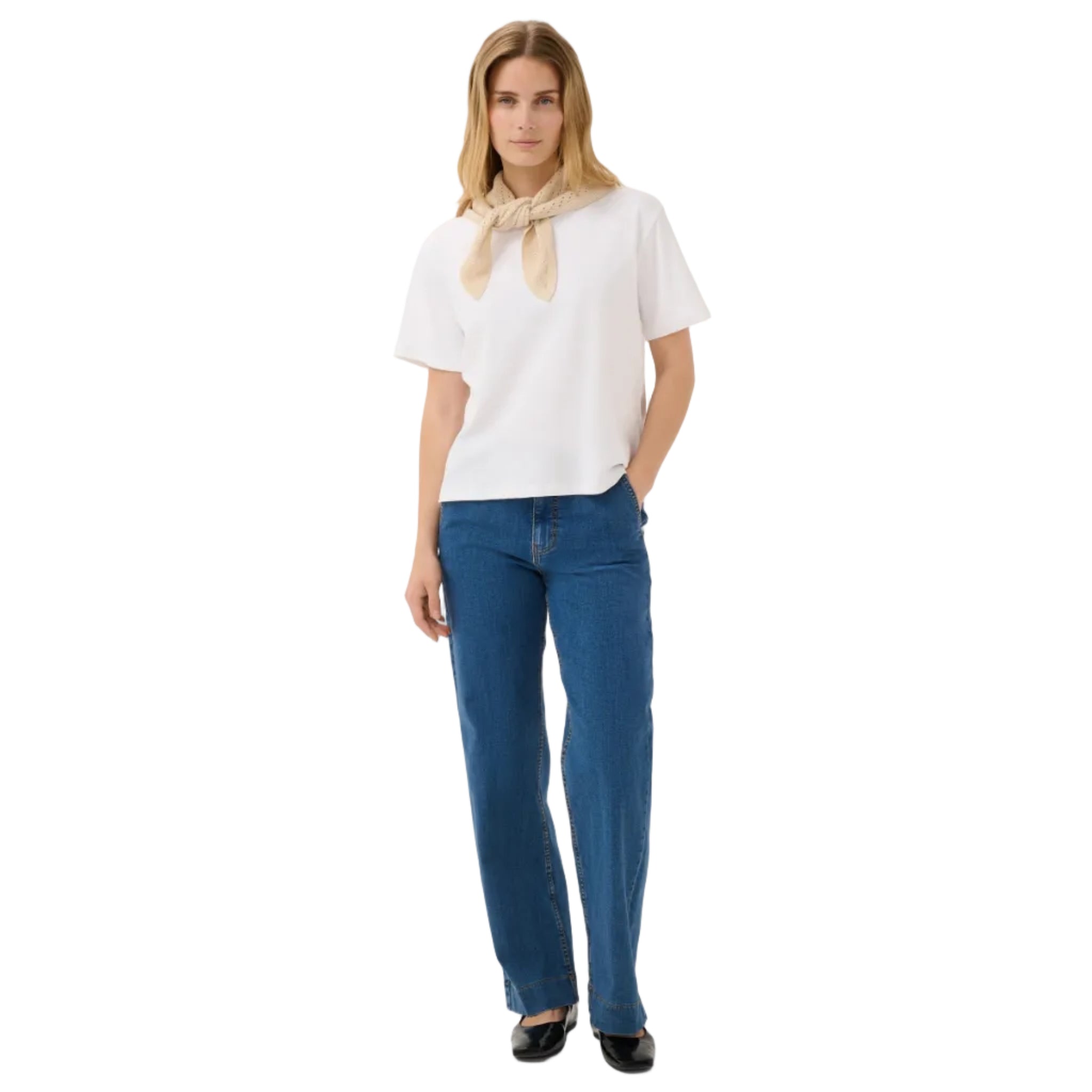 Part Two Womens T-Shirt Anne Bright White