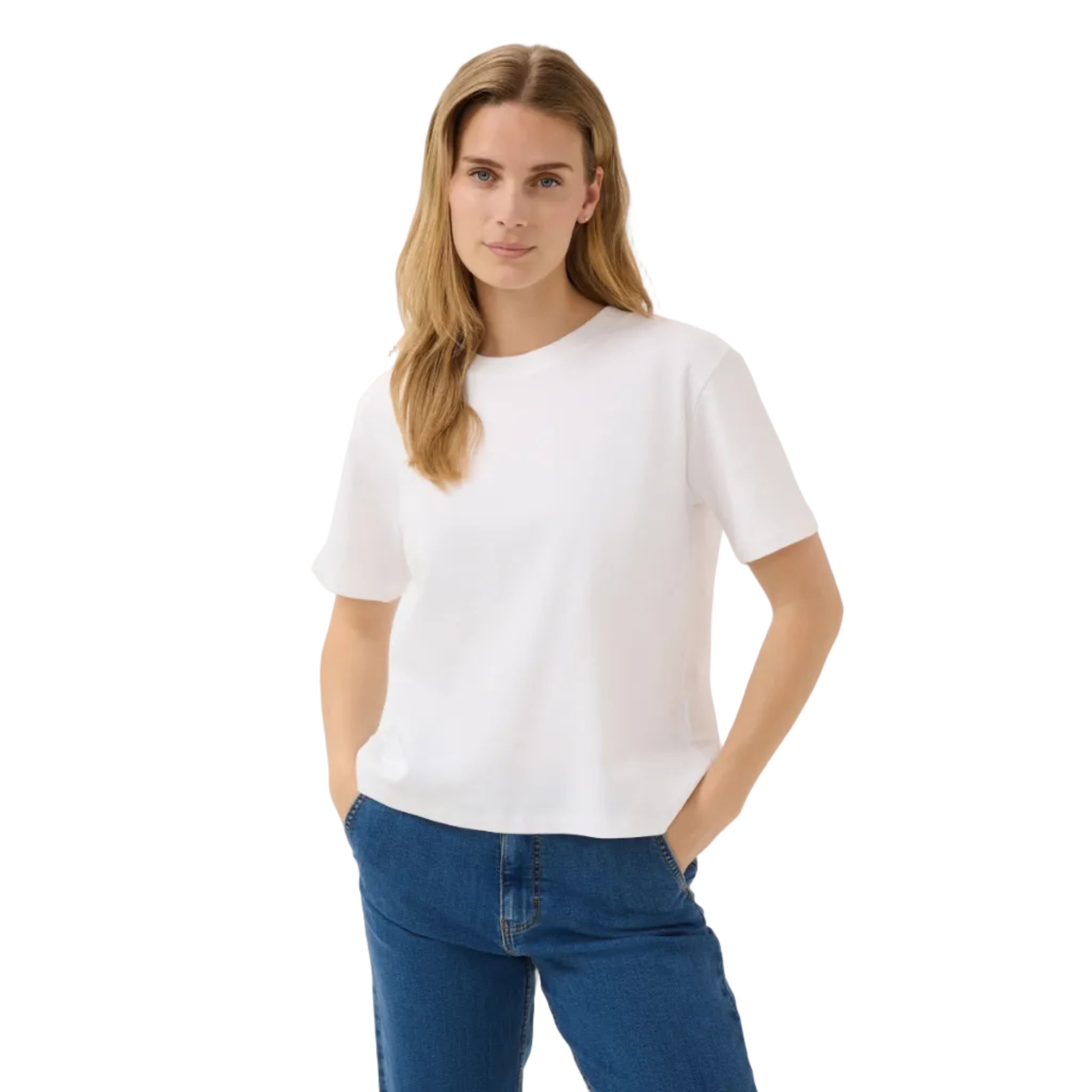 Part Two Womens T-Shirt Anne Bright White