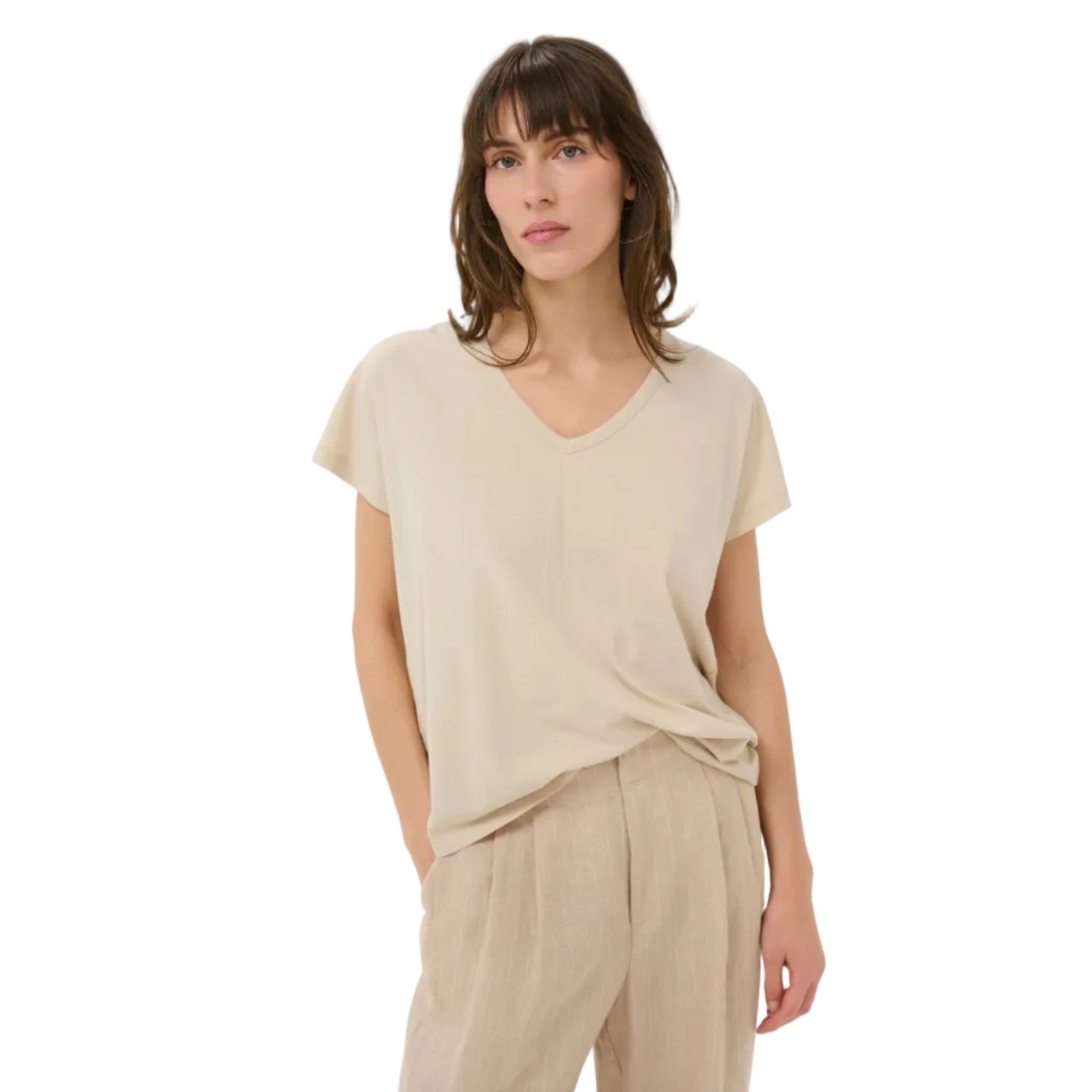 Part Two Womens Evenye T-Shirt Oatmeal
