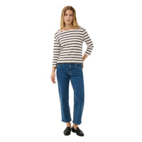 Part Two Womens T-Shirt Nela Dark Navy Stripe