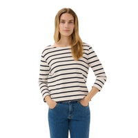 Part Two Womens T-Shirt Nela Dark Navy Stripe