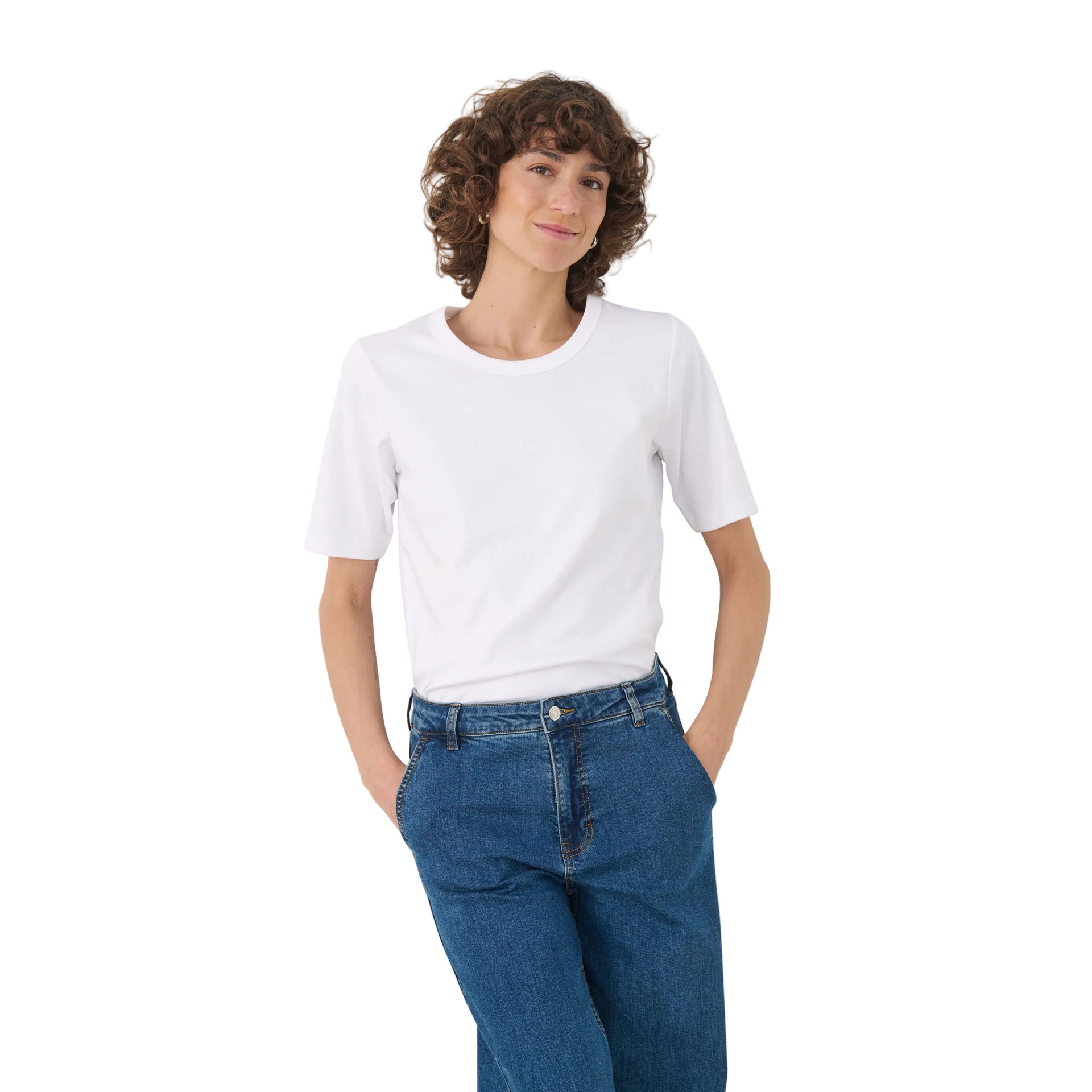 Part Two women's white t-shirt
