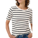 Part Two Womens Ratana T-Shirt Dark Navy Stripe
