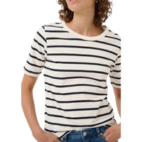 Part Two Womens Ratana T-Shirt Dark Navy Stripe