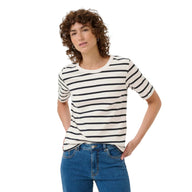 Part Two Womens Ratana T-Shirt Dark Navy Stripe