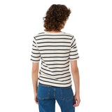 Part Two Womens Ratana T-Shirt Dark Navy Stripe