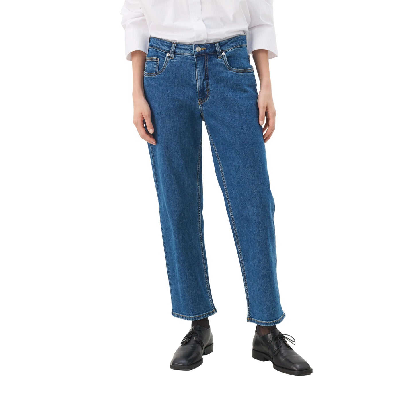Part Two Womens JudyasPW Jeans Medium Dark Blue Denim