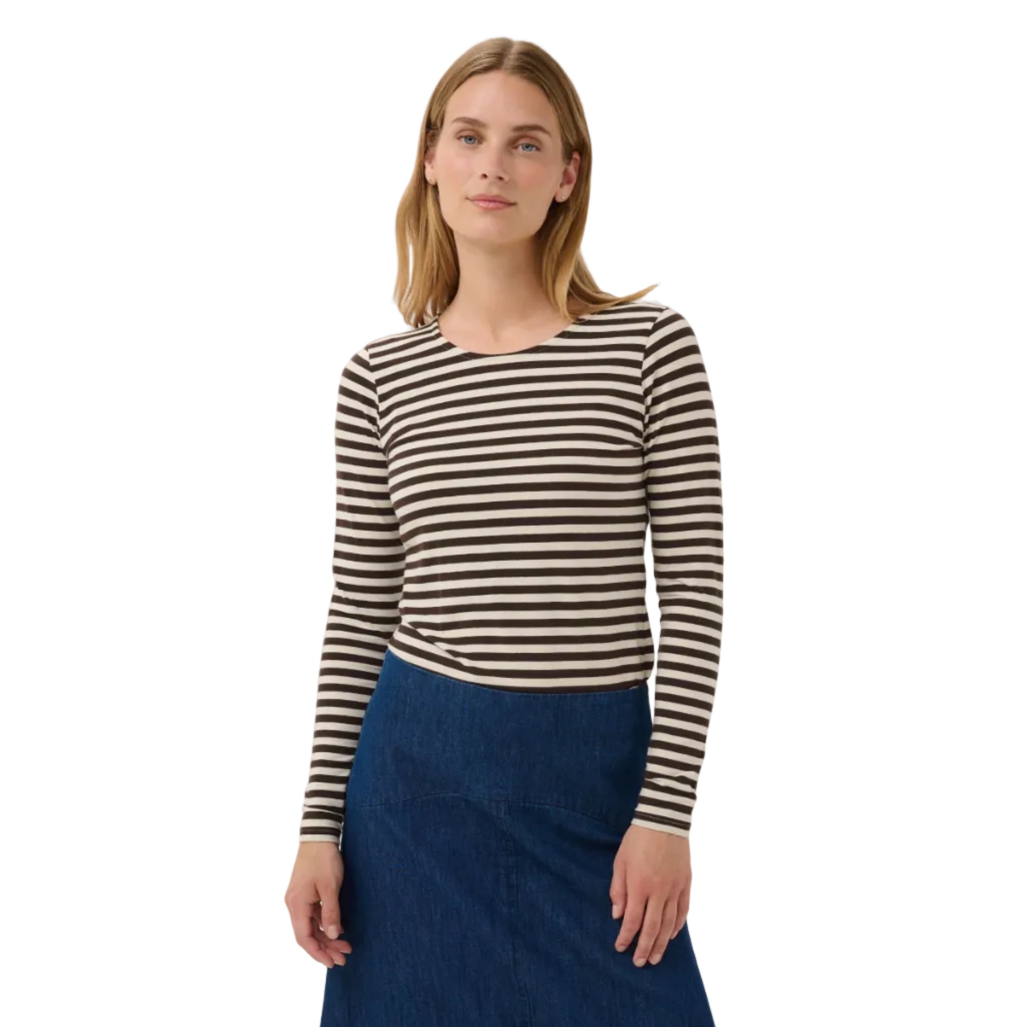 Part Two Womens T-Shirt Nemajas Mole Stripe