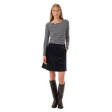 Part Two Womens T-Shirt Nemajas Dark Navy Stripe
