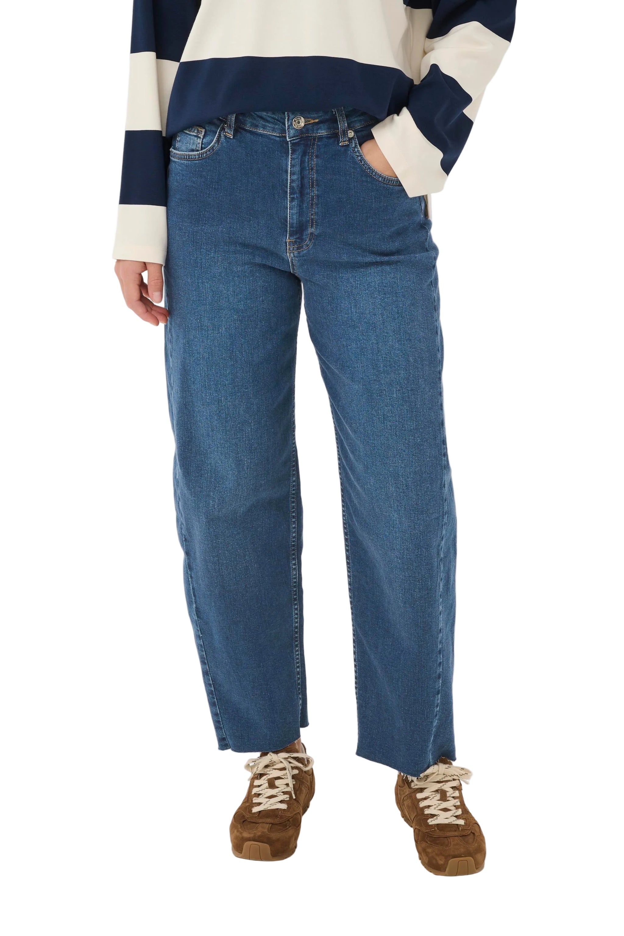 Part Two Womens Adelena Jeans Medium Dark Blue