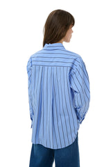 Part Two Womens Anabella Shirt Blue Stripe