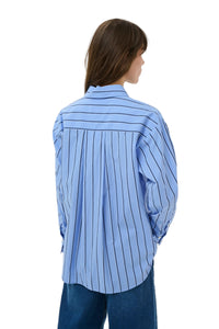 Part Two Womens Anabella Shirt Blue Stripe