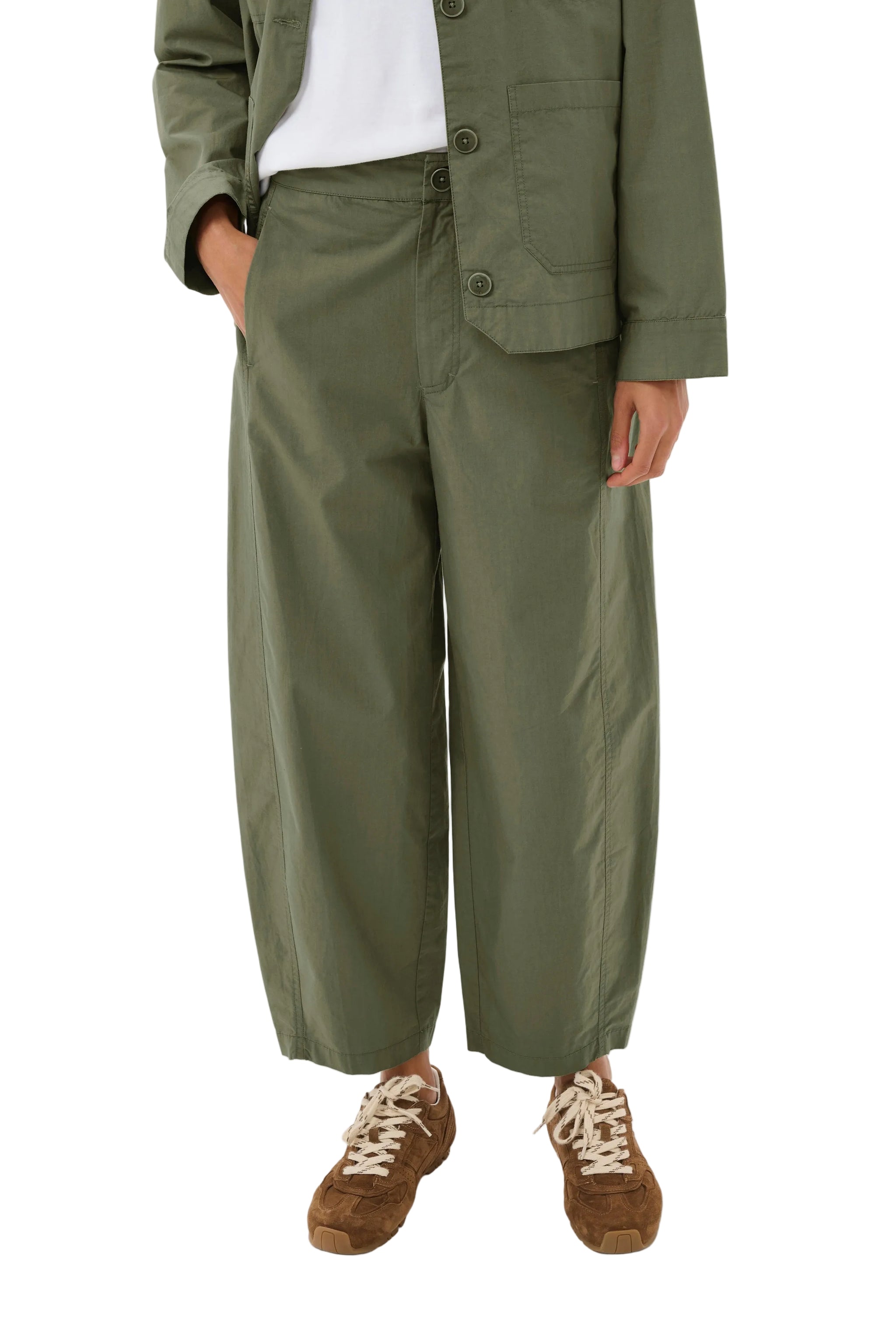 Part Two Womens AtimasPW Barrel Pants Smokey Olive