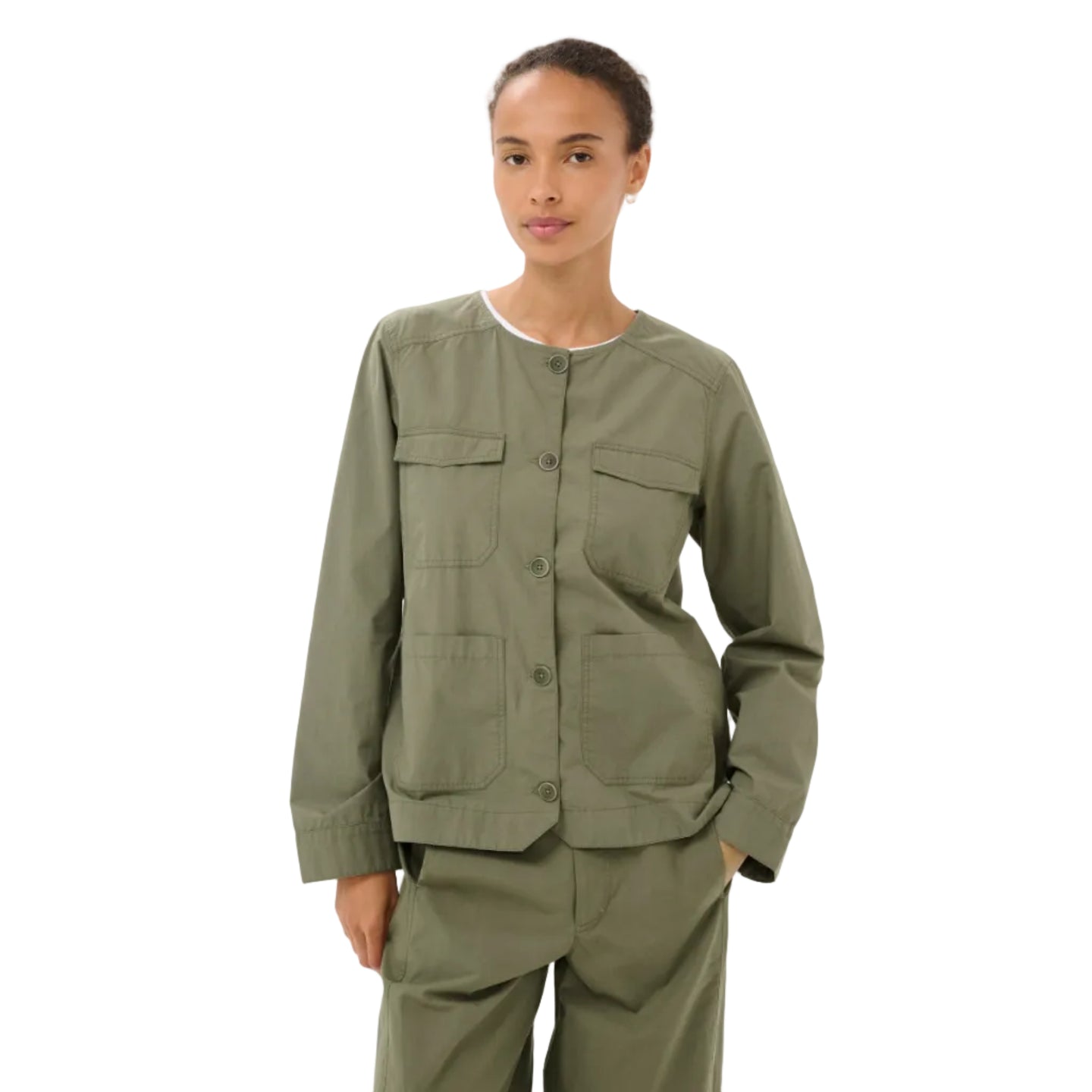 Part Two Womens Aziza Jacket Smokey Olive